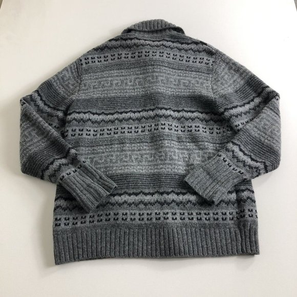 Liz Claiborne Size 2XL Sweater Wool Blend Cardigan Jacket Full Zip Snap Button - Picture 3 of 6